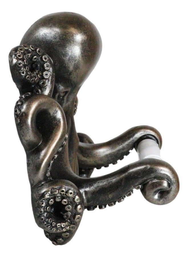 Ebros Gift Giant Ocean Kraken Cthulhu Octopus Toilet Paper Holder Bathroom Wall Decoration 8.75" L Figurine - Image 5