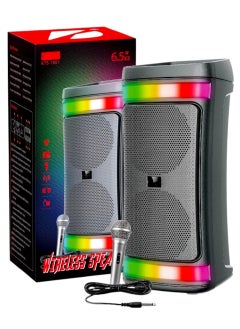 KTS-1861 6.5 inch Wireless High Quality Portable Speaker With LED Flashing light And wired Mic - pzsku/ZB048C2433C420ECC3AC8Z/45/_/1738421739/ab51b8c4-4e3a-4ee4-ae18-d6e595571d3d