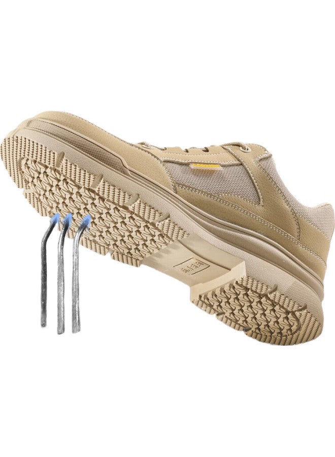 Blue Gull Shield Blue Owl Shield Safety Shoes For Men, Non-Slip Breathable Steel Toe Anti-Puncture Summer Work Chef Functional Shoes D226 Size 40 - Image 1