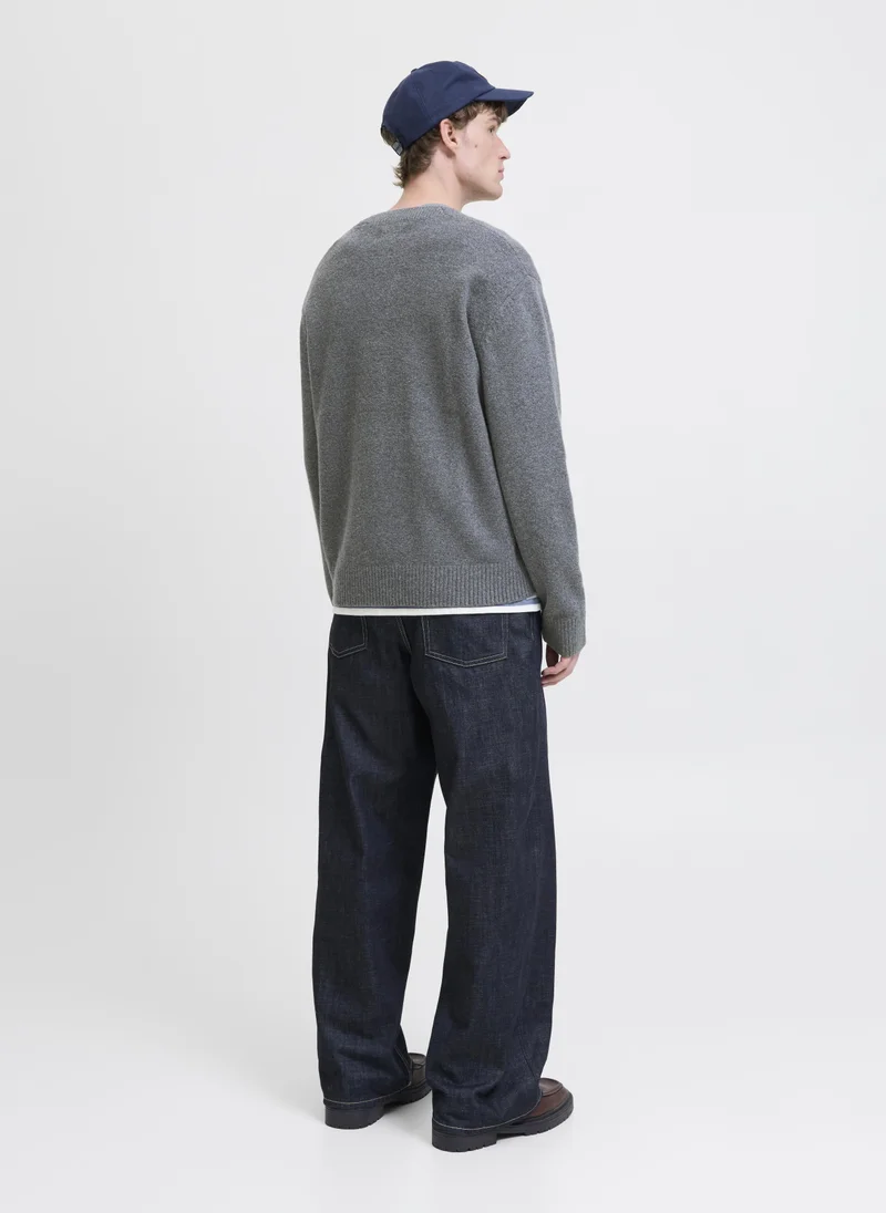 JACK & JONES  Loose Fit Knitted  Cardigan for Men | Best Price UAE