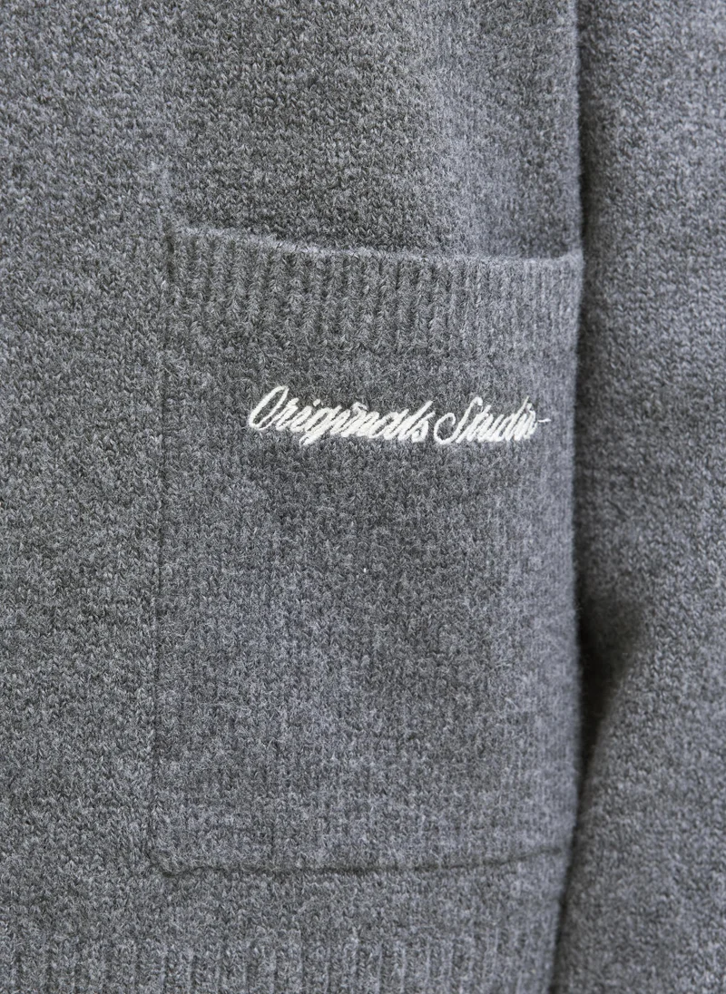 JACK & JONES  Loose Fit Knitted  Cardigan for Men | Best Price UAE