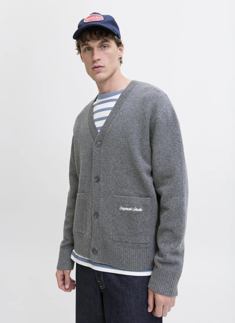 JACK & JONES  Loose Fit Knitted  Cardigan for Men | Best Price UAE