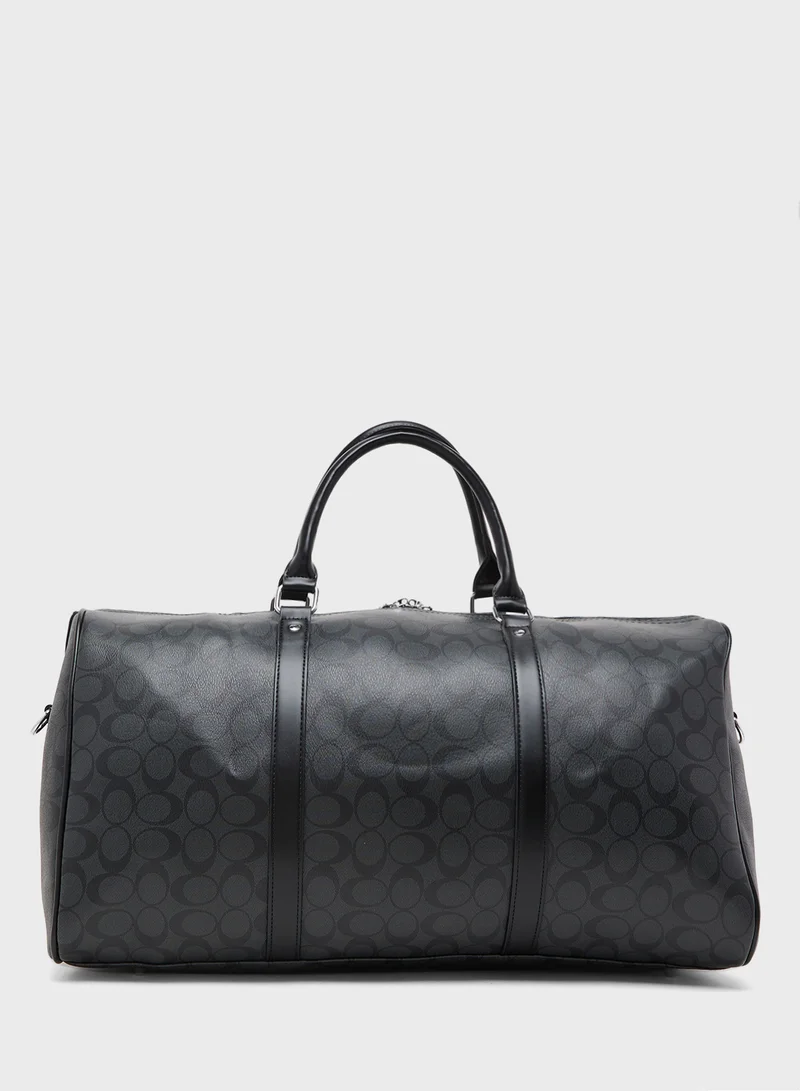 Robert Wood Casual Printed Travel Duffle Bag