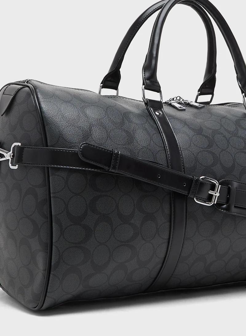 Robert Wood Casual Printed Travel Duffle Bag