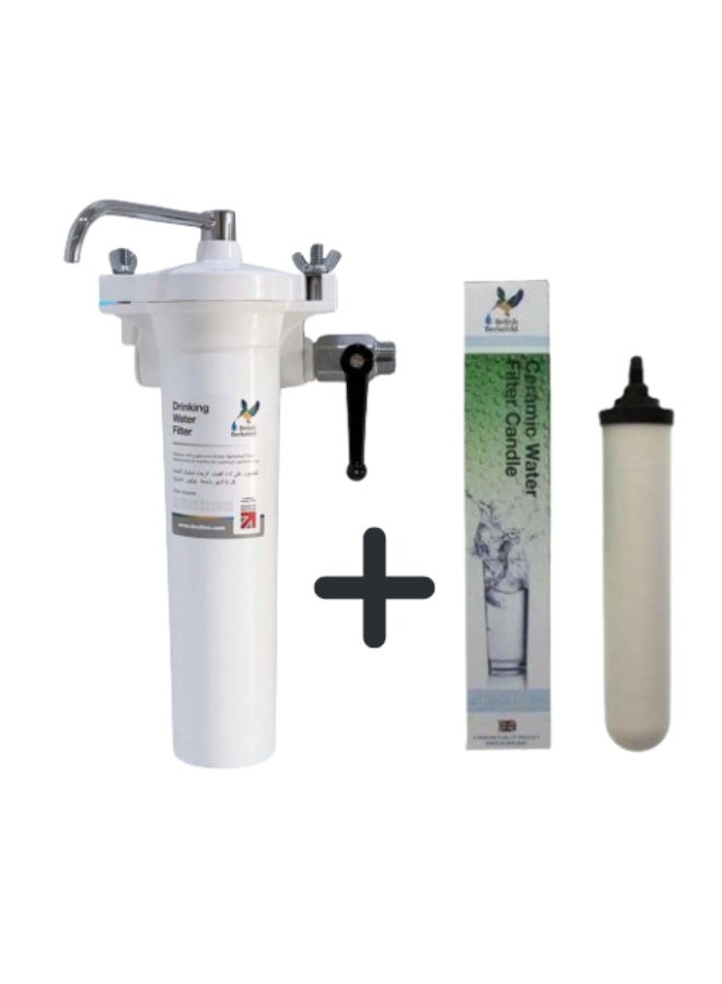 بريتش بيركفيلد فلتر مياه إنجليزى + شمعة فلتر اضافية