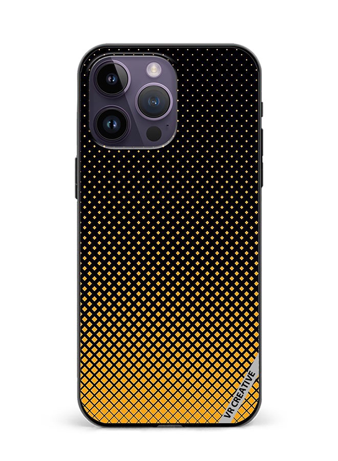 VR CREATIVE Protective Case Cover For Apple iPhone 16 Pro Halftone Circle Background Design Multicolour - Image 1