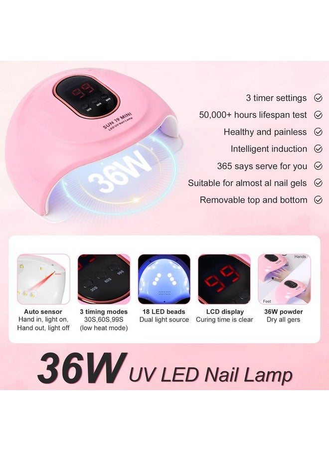 MAJOR DIJIT Acrylic Nail Kit-Starter Nails Kit Acrylic Set Acrylic Powder & Liquid With Nail Drill U V Light Professional Acrylic With Everything For Beginners Acrylic Nail Set (Clear/White/Nude)  - Image 2