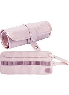 Hobi Market Art Faux Leather Roll Pen Holder 36 Compartments Pastel Pink  - Image 1