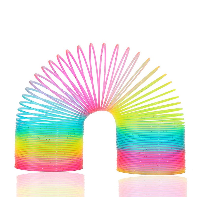 Vinciph Magic Giant Rainbow Coil Toy Jumbo Classic Multicolor Coil Spring Toy for Boys and Girls Birthday Christmas Party42 x 42 inch - Image 3