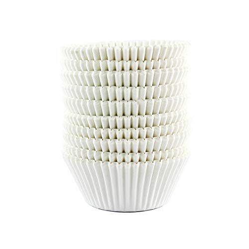 Warm party Warmparty Baking Cups Cupcake Liners, Standard Sized, 300 Count (White) - Image 1