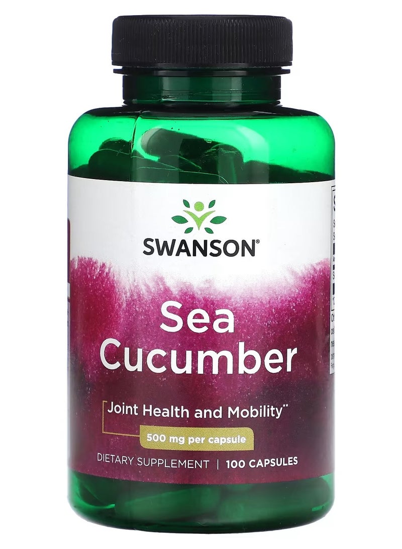 Swanson, Sea Cucumber, 500 mg, 100 Capsules