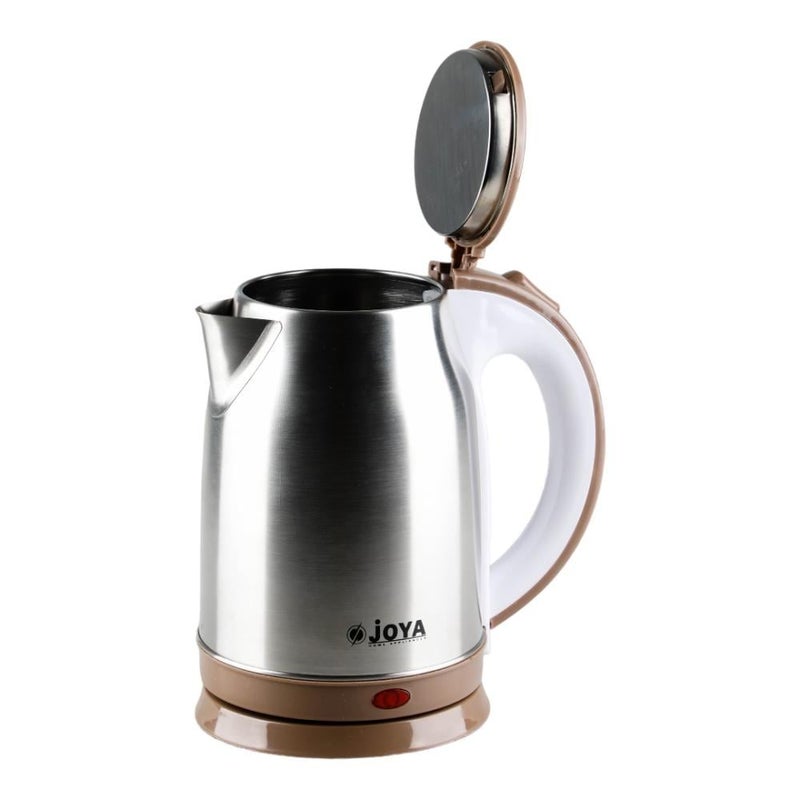 JOYA Electric Kettle 1.8 Liter Steel Beige Color - Stainless Steel Water Boiler with Auto Shut-Off, Premium Kitchen Appliance for Home Use - Image 2
