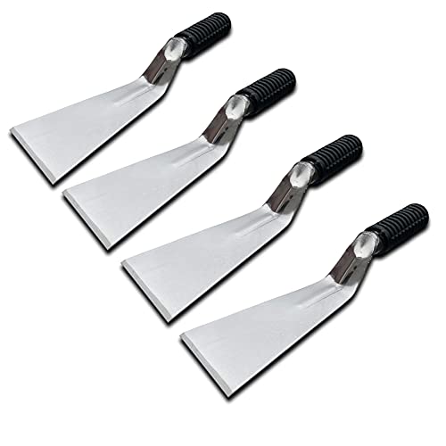 TAD SOLID Stainless Steel Khurpa (Khurpi, Trowel) – Pack of 4 Heavy Duty Gardening Hand Tools for Planting & Soil Cultivation | Rust‑Resistant Steel Construction | Ergonomic Grip for Home & Gardening - Image 1