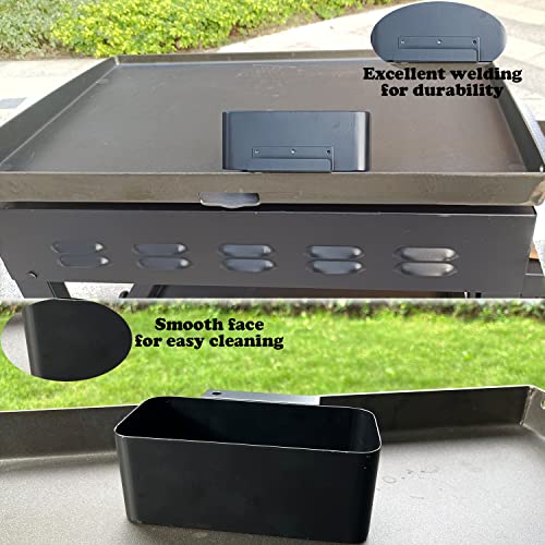 MeWeBlue Grease Catcher for Blackstone Griddle with 12 Pack Blackstone Grease Cup Liners, Griddle Accessories Kit - Image 3