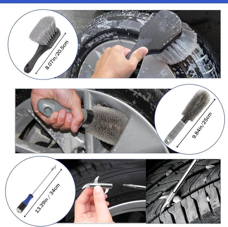 GES Car Wash Mop with Long Handle - 62 Inch Telescoping Brush & Microfiber Cleaning Kit - Image 4