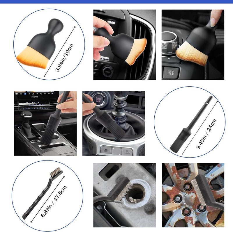 GES Car Wash Mop with Long Handle - 62 Inch Telescoping Brush & Microfiber Cleaning Kit - Image 5