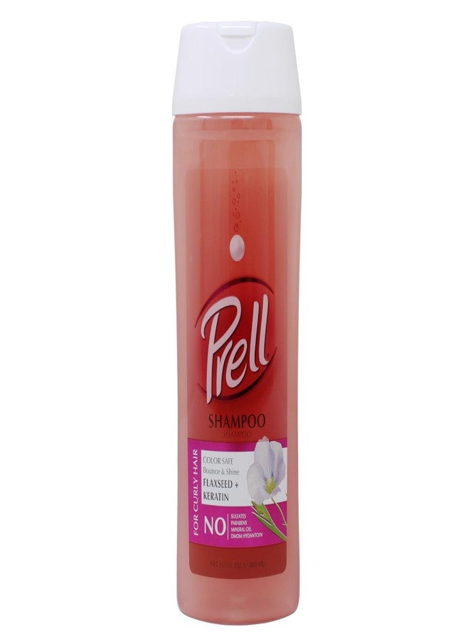 Prell Flaxseed + Keratin Color Safe Shampoo, Bounce & Shine for Curly Hair 13.5 fl.oz - Image 5