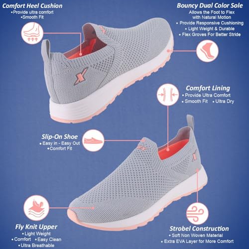 SPARX Sports Shoe SL-9047 Grey for Women - Image 3