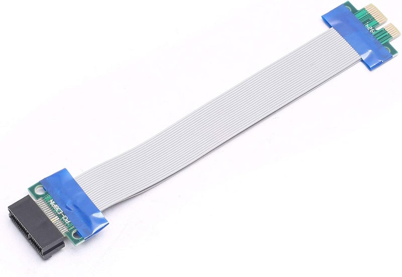 DEVMO PCI-Express 1X Riser Cable Premium PCI-E Port Extension Extender Card 19CM - Image 1
