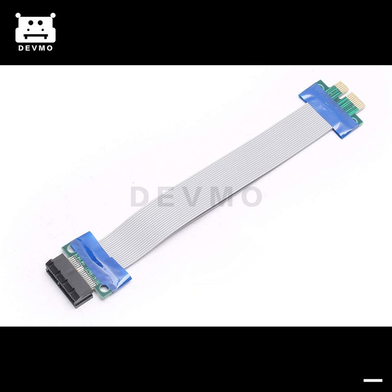 DEVMO PCI-Express 1X Riser Cable Premium PCI-E Port Extension Extender Card 19CM - Image 3