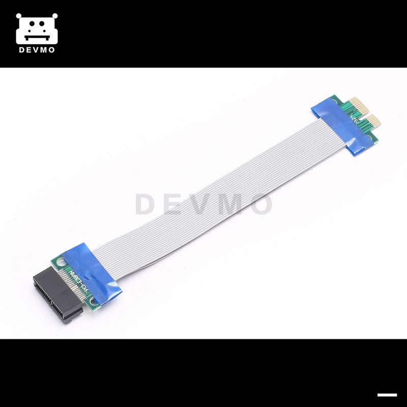 DEVMO PCI-Express 1X Riser Cable Premium PCI-E Port Extension Extender Card 19CM - Image 2