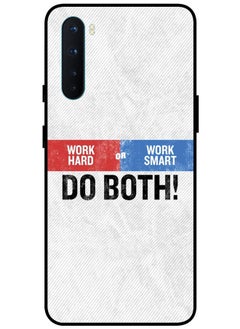 Protective Case Cover For OnePlus Nord Smart Series Printed Protective Case Cover for OnePlus Nord Work Hard Or Work Smart Do Both