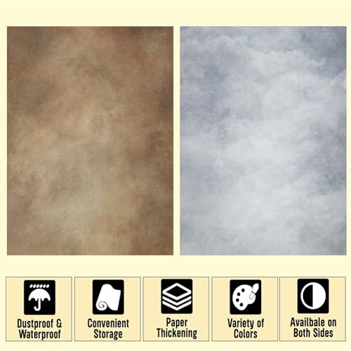 HomeArt Sheet 2 in 1 Product Photography Backdrop 3D Flat Lay Tabletop Double-Sided 20x29 Photo Background PVC Wrinkle Free for Small Products Food Cosmetics Shooot (Pack of 1, FL - 013) - Image 3