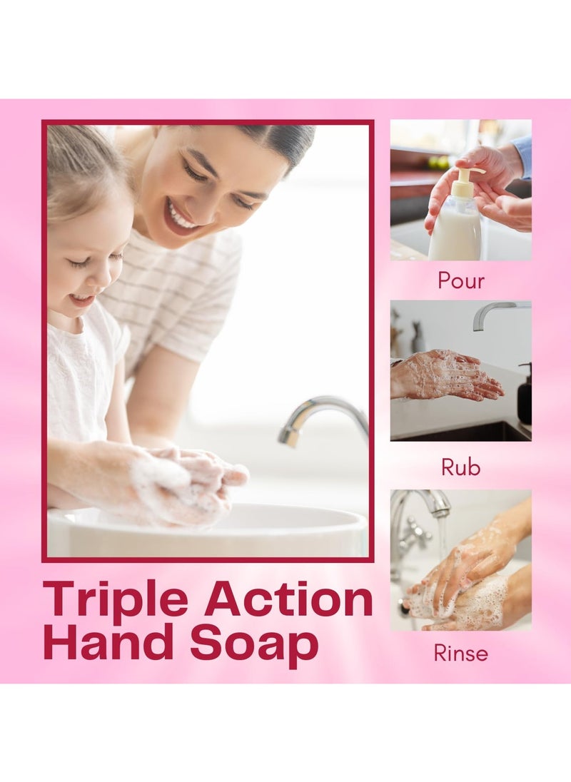 BLISS OF EARTH Hand Wash Liquid 5ltr Refill Refreshing Royal Rose Hand Soap Refill with Antibacterial Protection Moisturizing Formula and Aromatic Fragrance Perfect for Hotel Office and Home 5 Litres  - Image 4