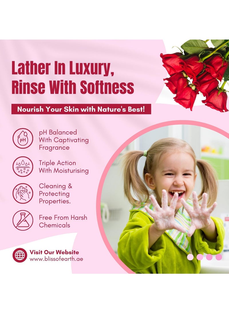 BLISS OF EARTH Hand Wash Liquid 5ltr Refill Refreshing Royal Rose Hand Soap Refill with Antibacterial Protection Moisturizing Formula and Aromatic Fragrance Perfect for Hotel Office and Home 5 Litres  - Image 3