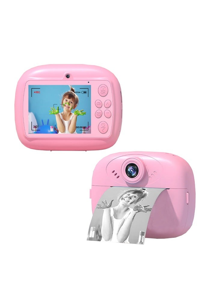 nstant Print Kids Digital Camera Portable Thermal Printing Camera with Rechargeable Battery, Fun Photo Filters & Easy Operation for Children - Image 1