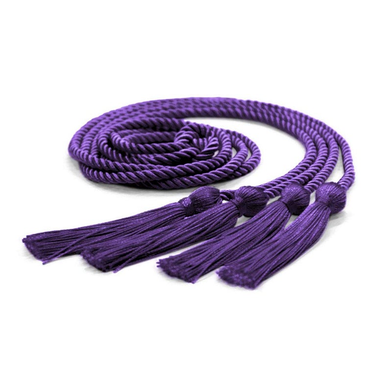 Endea Graduation Double Honor Cord Purple