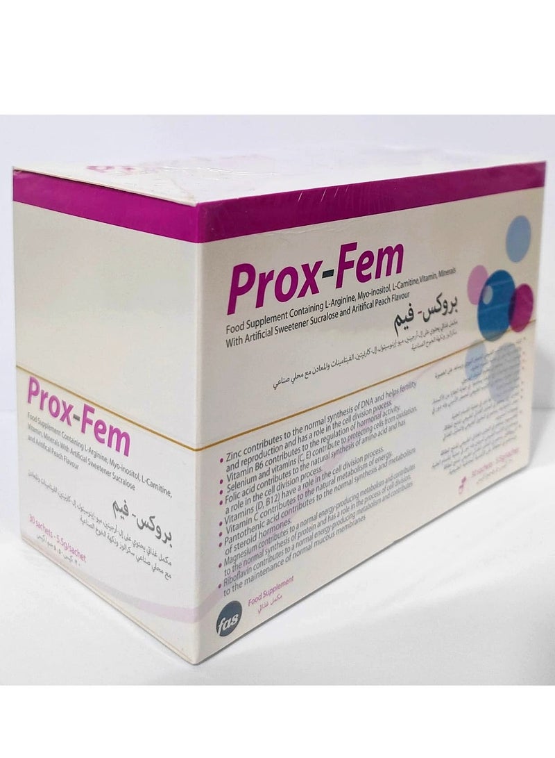 fas Prox-Fem Fertility & Ovulation Support Supplement for Women – 30 Sachets - Image 1
