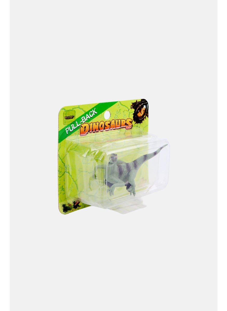Happiness Express Pull Back Dinosaur Car, Light Olive  - Image 3
