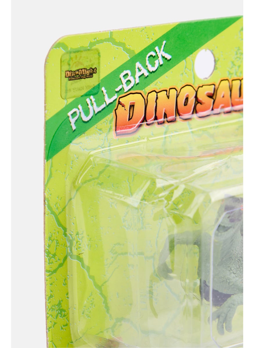 Happiness Express Pull Back Dinosaur Car, Light Olive  - Image 4