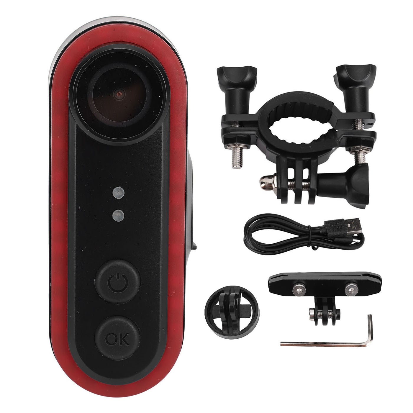 Generic Generic Bike Camera 1080p 150 Wide Angle IPX6 Waterproof Rechargeable Bicycle Rear View