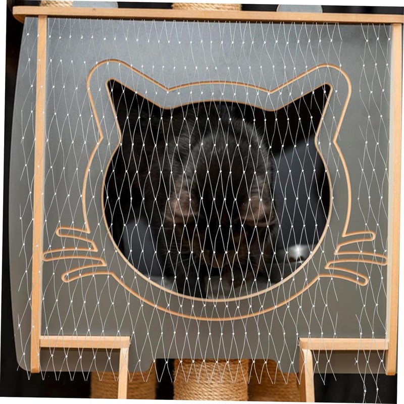 Treated anti-rust metal Kisangel 1set Balcony Cat Net Lightweight Nylon Pet for Fall Mesh for Cats and Puppies Easy Installation Working day delivery service Desert area eligible deliver Popular trusted craftsmanship General standard crafted Space saving Varied size selections Oil resistant Trendy natural assorted colors Carefully selected solid material All choice modern design N/S/C nationwide deliver Trendy flexible practical build Personal & public compatible All user group compatible Diverse application fit Home & light industrial compatible KSA market popular practical build Instant order available stock Repeated use trusted quality Elegant practical design Diverse purchase options Gulf standard sizing alternatives KSA market compliant quality Simple practical structure - Image 4