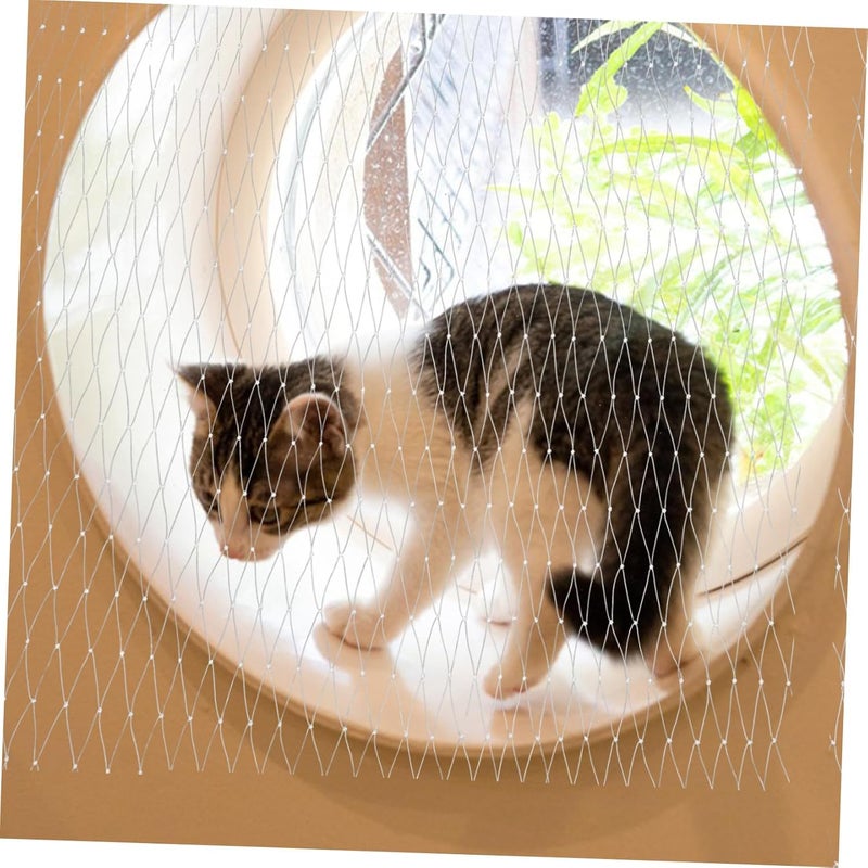 Treated anti-rust metal Kisangel 1set Balcony Cat Net Lightweight Nylon Pet for Fall Mesh for Cats and Puppies Easy Installation Working day delivery service Desert area eligible deliver Popular trusted craftsmanship General standard crafted Space saving Varied size selections Oil resistant Trendy natural assorted colors Carefully selected solid material All choice modern design N/S/C nationwide deliver Trendy flexible practical build Personal & public compatible All user group compatible Diverse application fit Home & light industrial compatible KSA market popular practical build Instant order available stock Repeated use trusted quality Elegant practical design Diverse purchase options Gulf standard sizing alternatives KSA market compliant quality Simple practical structure - Image 5