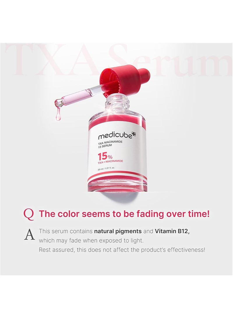 Medicube TXA+Niacinamide 15% Glow Facial Serum for After Spot Care | All-in-One Daily Korean Skincare | Uneven Skin Tone,Texture and Hydration Care | High-Potency Tranexamic Acid 5% | 1.01 fl.oz  - Image 5