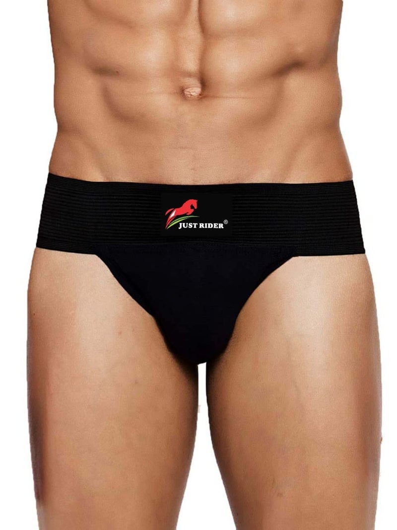 Just Rider Gym Supporter for Men Sports Underwear for Men for Workout in Gym Stretchable Cotton Supporter for Gym Workout for Men Quick Dry, Moisture Wicking Supporter for Cricket, Gym, Running (M) - Image 4
