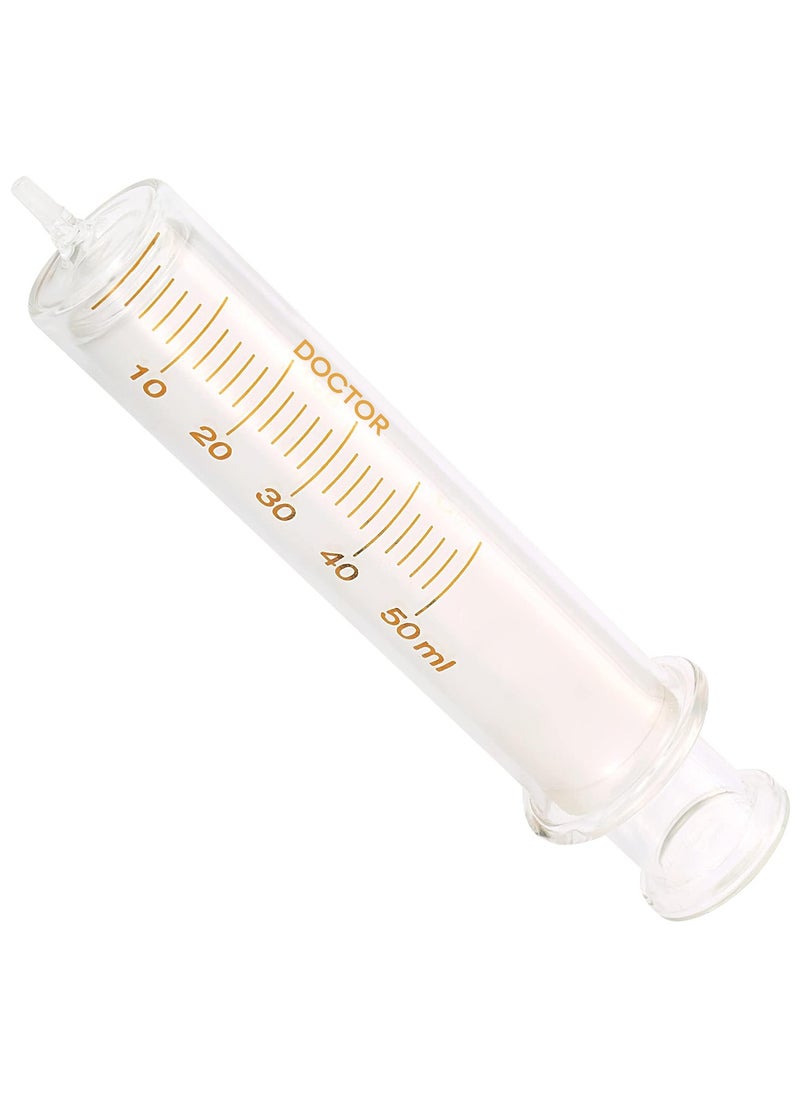 King Mariot 50ml All-Glass Gas Syringe with Ground Glass | Precision Injector for Printer Ink Refilling  - Image 1