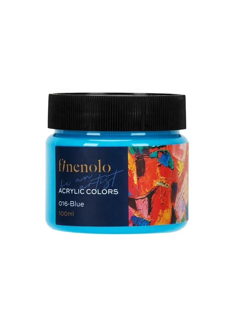 Deli Finenolo Acrylic Color 100ml Content Blue - Image 1