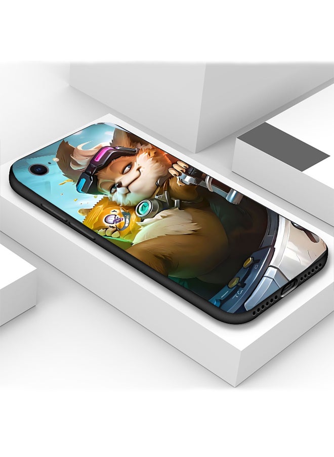 Generic - Protective Shockproof Case Cover For Samsung Galaxy A10 Honor of Kings game funny cat Drawing - Image 1