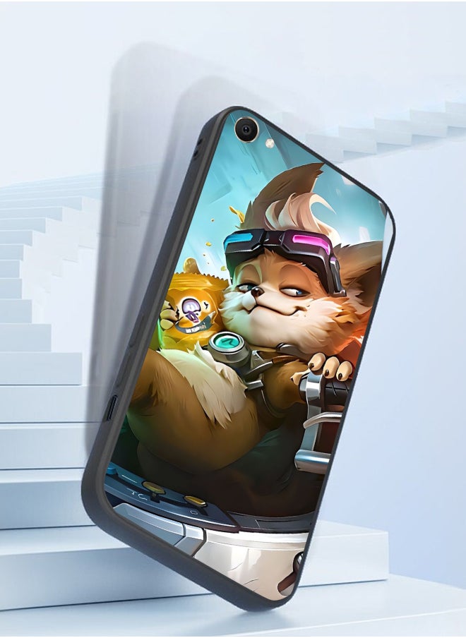 Generic - Protective Shockproof Case Cover For Samsung Galaxy A10 Honor of Kings game funny cat Drawing - Image 1
