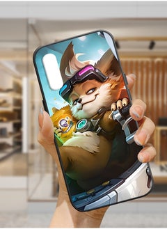 Protective Shockproof Case Cover For Samsung Galaxy A10 Honor of Kings game funny cat Drawing