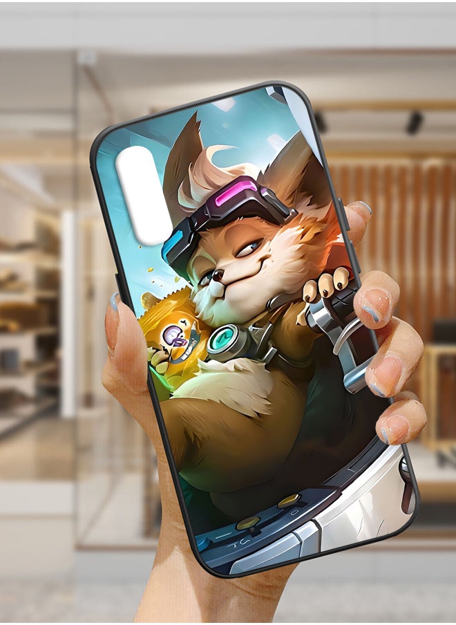 Generic - Protective Shockproof Case Cover For Samsung Galaxy A10 Honor of Kings game funny cat Drawing - Image 1