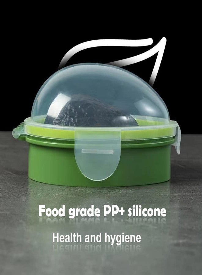 Loyanger Avocado Saver Holder, Reusable Avocado Storage Food Crisper Storage Box Fruit Fresh Container to Keep Your Fruit Fresh for Days(COLOR:Green) - Image 4