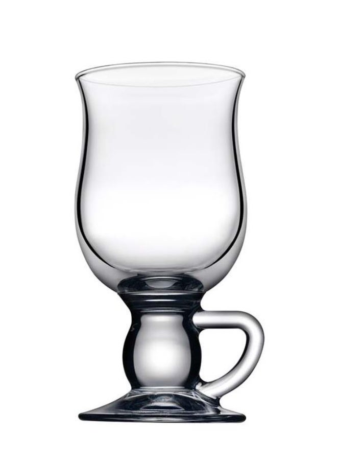 بريميم كوب قهوة أيرلندي شفاف مكون من قطعتين - Image 1