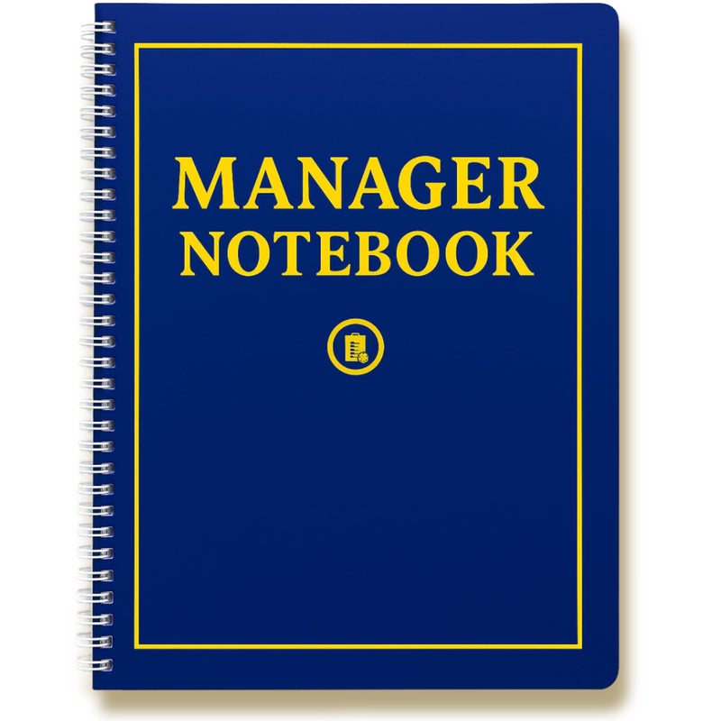Field Equipt Managerâ€™s 90-Day Planning Journal by Field Equipt â€“ Professional Project Organizer for Work with Daily Activity Logs & Goal Setting â€“ Durable, Spill-Proof Cover for Office & Field Management - Image 1