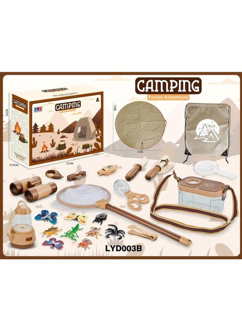 Children's Multi-functional Outdoor Adventure Tool Ect Trap Suit With Floor Mat Storage Ect Observation Box Educational Toys