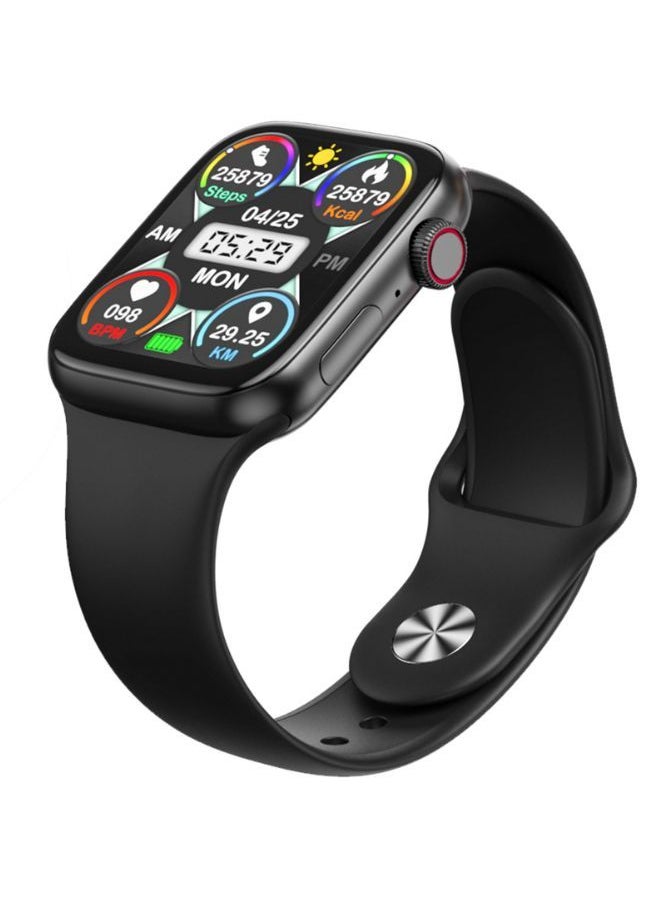 modio - Modio MC66 Pro Smart Watch With Full Display, Smart Split Screen & Long Battery Life, Support Calling, Full Screen, Heart Rate, Step Count, Sleep Alert (Black) - Image 1